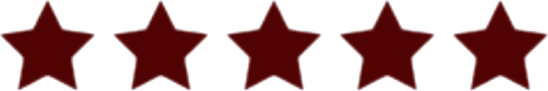 five burgundy stars